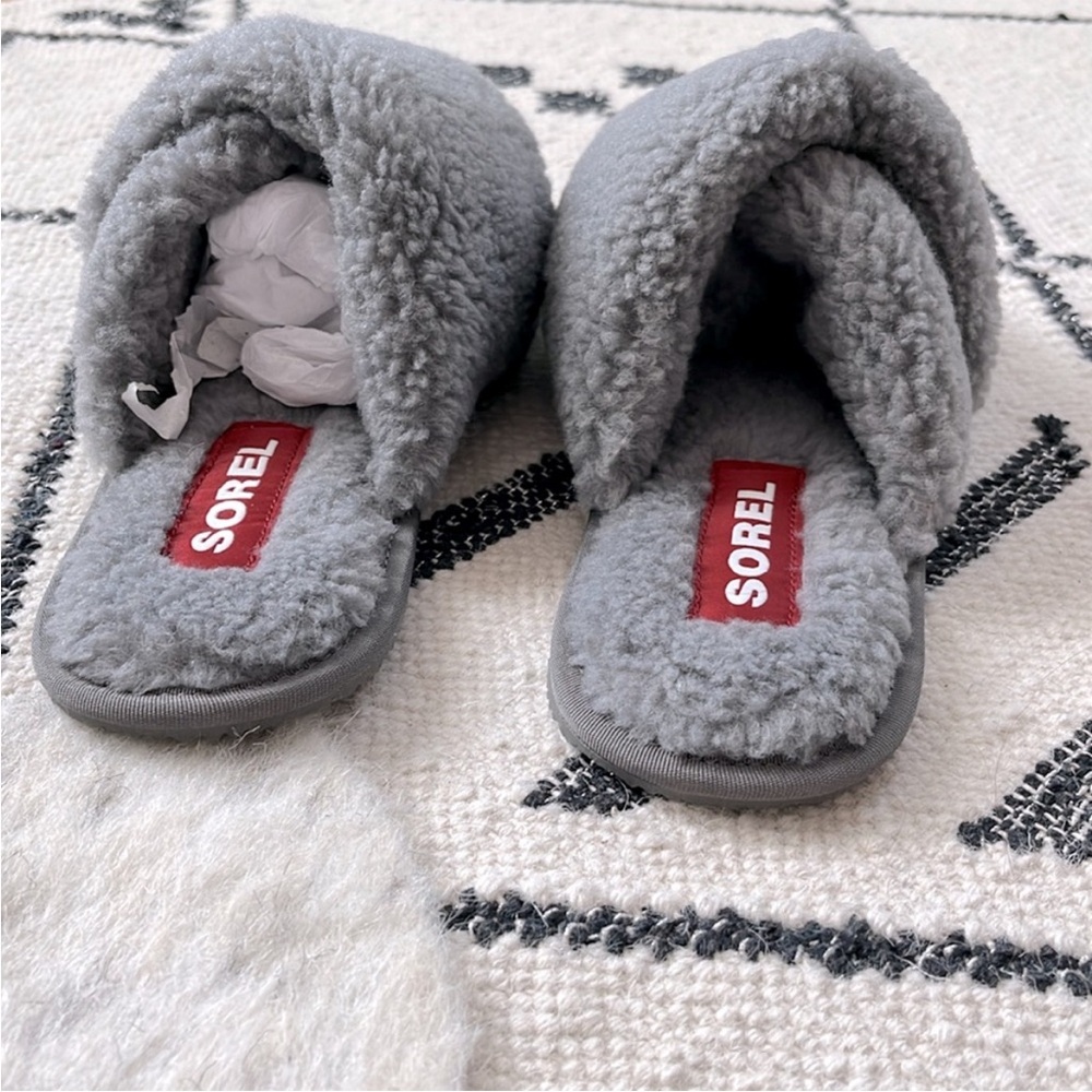 Sorel Women's Go Mail Run Slippers in Quarry Gray—9 - Picture 4 of 8